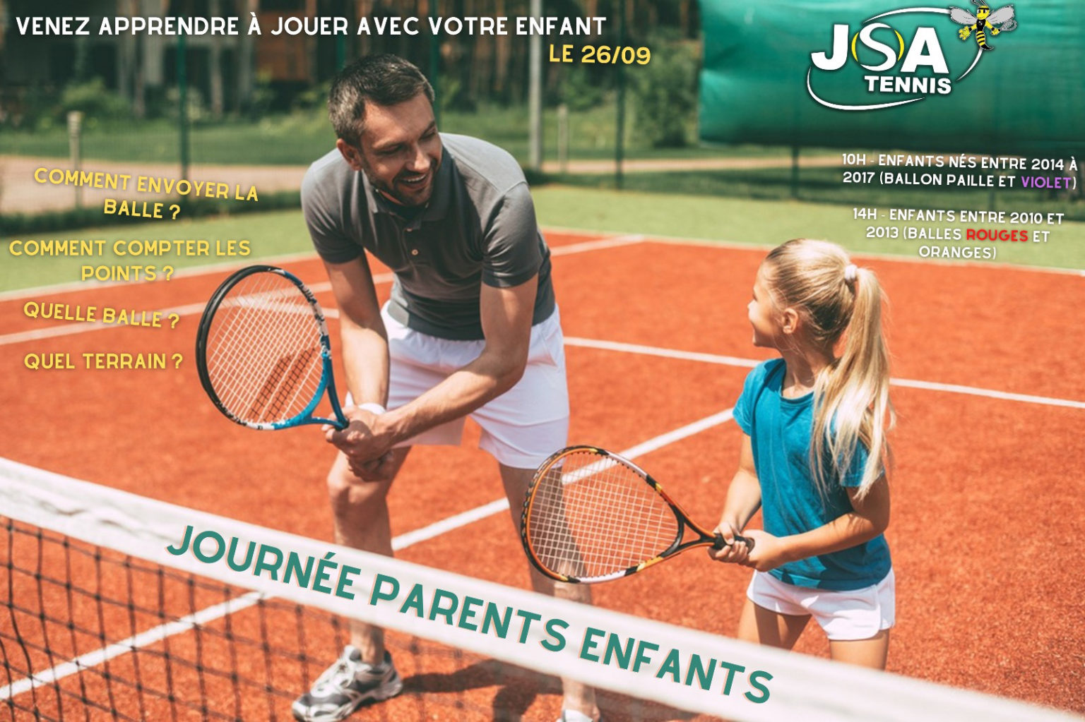 Cest quoi les règles au tennis JSA Tennis